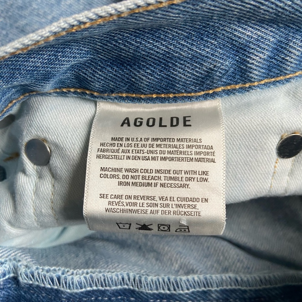 AGOLDE - 90's Mid Rise Loose Fit in Fall Out Size 28 - Picture 9 of 15